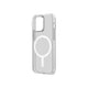 Funda híbrida con bumper anti impacto compatible con MagSafe color Blanco para iPhone 15