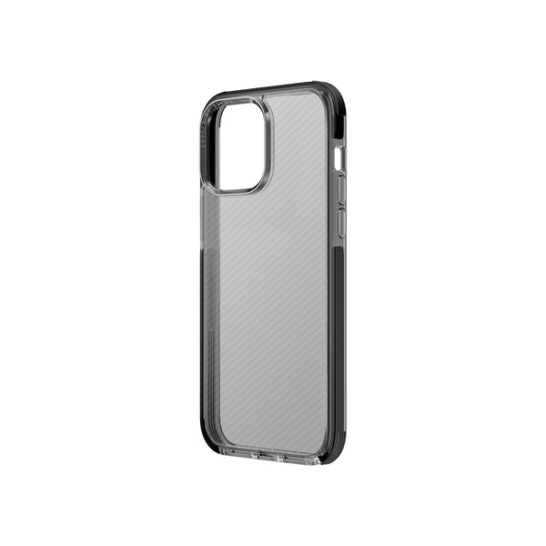 Funda híbrida con bumper anti impacto color Negro Humo para iPhone 14 Pro Max