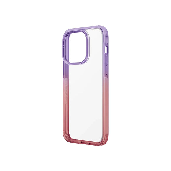 Funda híbrida con bumper anti impacto color Lavanda | Rosa para iPhone 14 Pro