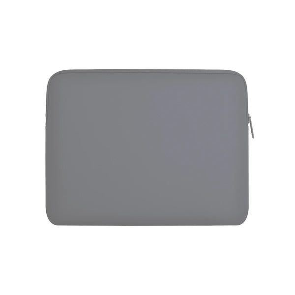 Funda impermeable fabricada en neopreno suave color Gris para MacBook hasta 16"