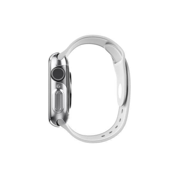 Funda híbrida transparente con protector de pantalla color Transparente para Apple Watch 40 mm