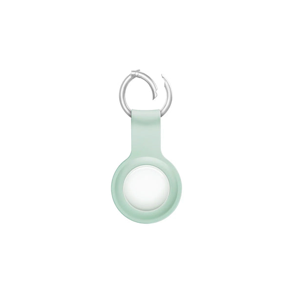 Funda Llavero fabricada con silicón premium color Verde para AirTag 1ª generación