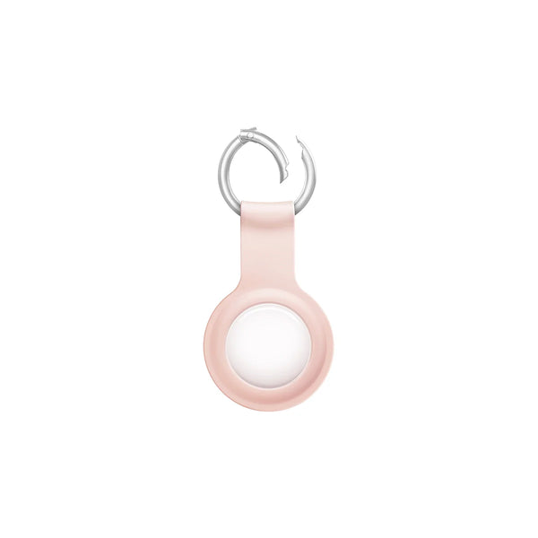 Funda Llavero fabricada con silicón premium color Rosa para AirTag 1ª generación