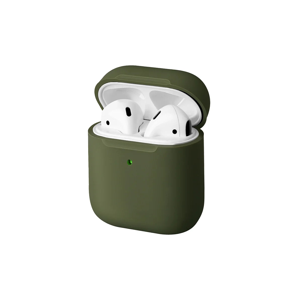 Funda hí­brida de silicón premium color Verde para AirPods 2ª | 1ª generación