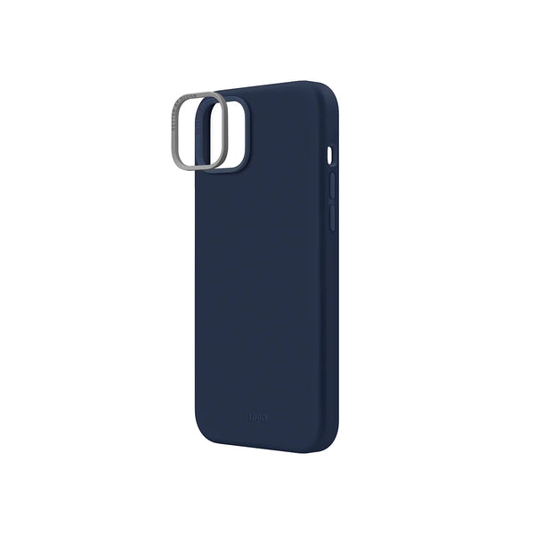 Funda híbrida de silicón premium color Azul para iPhone 14 Plus