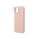 Funda híbrida de silicón premium compatible con MagSafe color Rosa para iPhone 14