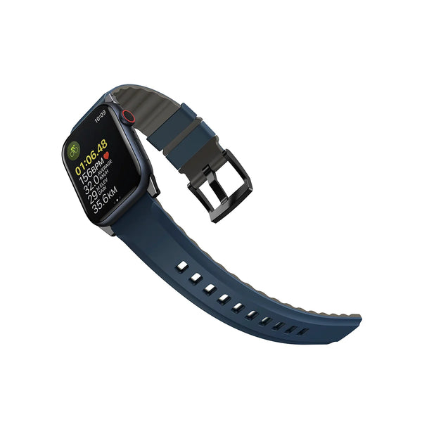 Correa con acabado suave de silicón premium color Azul para Apple Watch | Ultra 49 | 45 | 44 | 42 mm