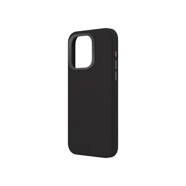 Funda híbrida con bumper anti impacto, bisel de aluminio, compatible con MagSafe color Negro para iPhone 15 Pro