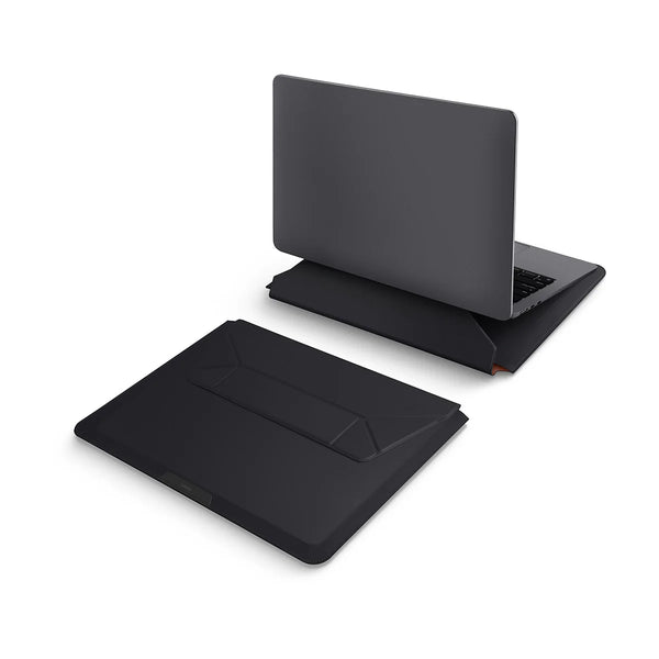 Funda corte de sobre fabricado en piel sintética color Negro para MacBook hasta 14"