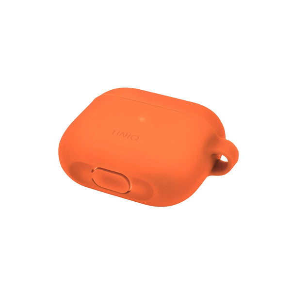 Funda de silicón premium con correa color Naranja para AirPods Pro 2ª generación