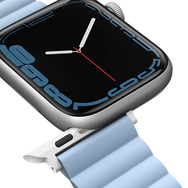 Correa magnética bicolor reversible color Blanco | Azul para Apple Watch 41 | 40 | 38 mm