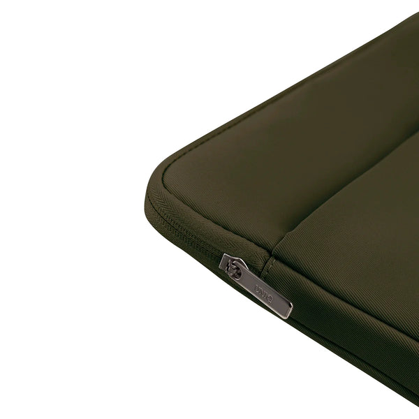 Funda protectora con bumper reforzado color Verde Olivo para MacBook hasta 14"