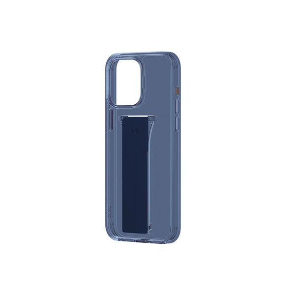 Funda híbrida con soporte y grip integrado color Azul Oscuro para iPhone 15 Pro Max