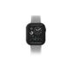 Funda sumergible con protector de pantalla de cristal templado color Negro para Apple Watch 45 mm