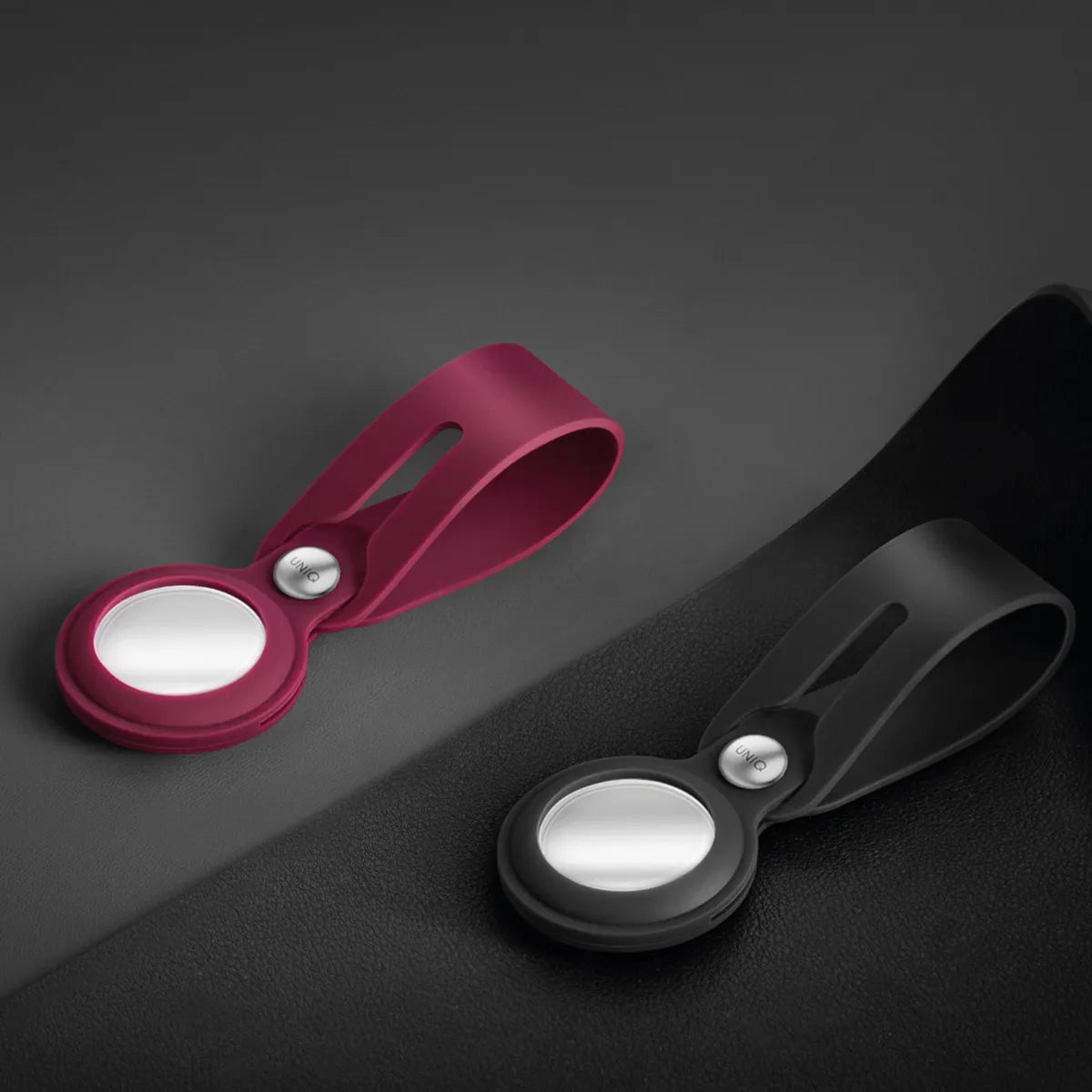 VENCER Funda Llavero para AirTag 1ª generación silicón preimum