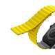 Correa magnética bicolor reversible color Amarillo | Gris para Apple Watch | Ultra 49 | 45 | 44 | 42 mm