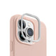 Funda híbrida de silicón premium compatible con MagSafe color Rosa para iPhone 15 Pro