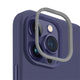 Funda híbrida de silicón premium color Morado para iPhone 14 Pro