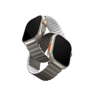 REVIX Correa para Apple Watch 46 | 45 | 44 | 42 mm | Apple Watch Ultra 49 mm magnética bicolor reversible