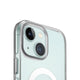 Funda híbrida con bumper anti impacto, bisel de aluminio, compatible con MagSafe color Transparente para iPhone 15