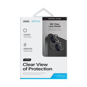 CLEAR Protector de Lentes para iPhone 15 | iPhone 15 Plus cristal templado