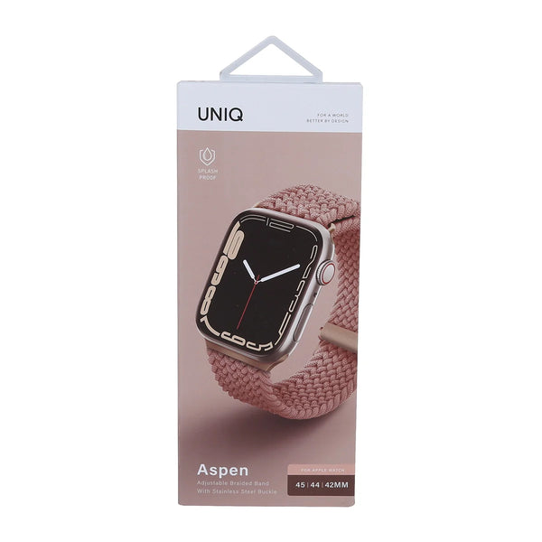 Correa tejida color Rosa para Apple Watch 45 | 44 | 42 mm