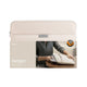 Funda protectora con bumper reforzado color Beige para MacBook hasta 14"