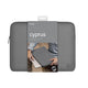 Funda impermeable fabricada en neopreno suave color Gris para MacBook hasta 14"