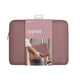 Funda impermeable fabricada en neopreno suave color Rosa Malva para MacBook hasta 14"