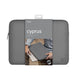 Funda impermeable fabricada en neopreno suave color Gris para MacBook hasta 16"