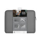 Funda impermeable fabricada en neopreno suave color Gris para MacBook hasta 16"