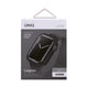 Funda con protector de pantalla de cristal templado color Negro para Apple Watch 45 mm