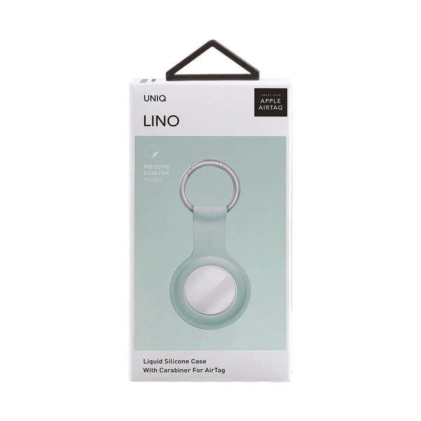 Funda Llavero fabricada con silicón premium color Verde para AirTag 1ª generación