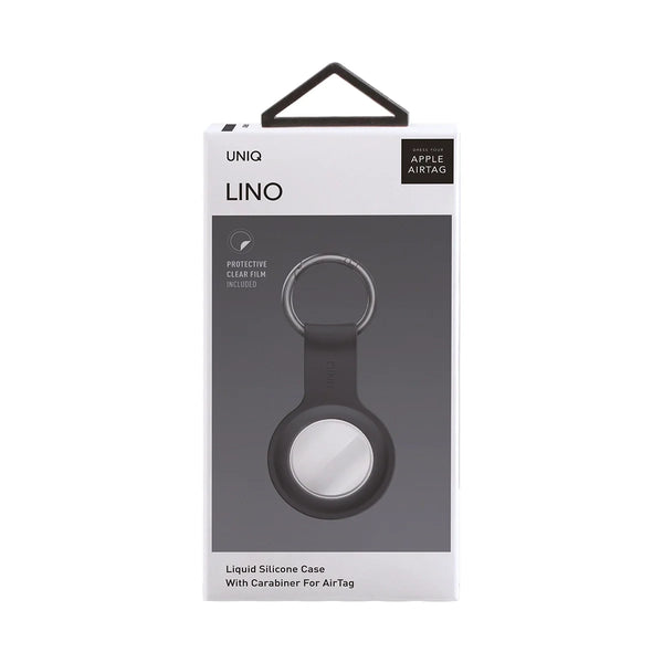 Funda Llavero fabricada con silicón premium color Gris para AirTag 1ª generación