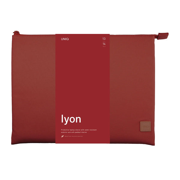 Funda corte cuadrado de material textil color Rojo Ladrillo para MacBook hasta 14"