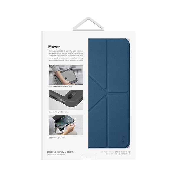 Funda ultra delgada multiposición con porta lápiz color Azul para iPad 10.9" (10ª generación)