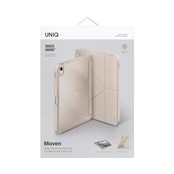 Funda ultra delgada multiposición con porta lápiz color Marfil para iPad Air 10.9" (5ª | 4ª generación)