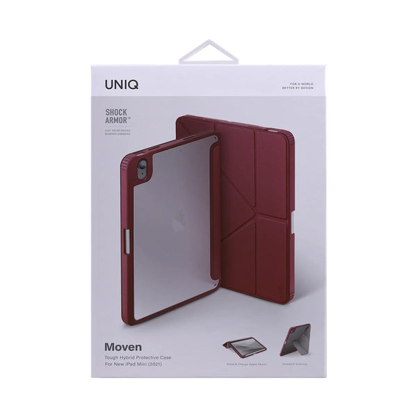 Funda ultra delgada multiposición con porta lápiz color Guinda para iPad Mini 8.3" (6ª generación)