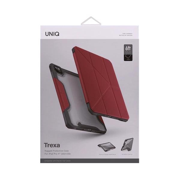 Funda máxima protección anti impactos con porta lápiz integrado color Rojo para iPad Pro 11" (4ª | 3ª generación)