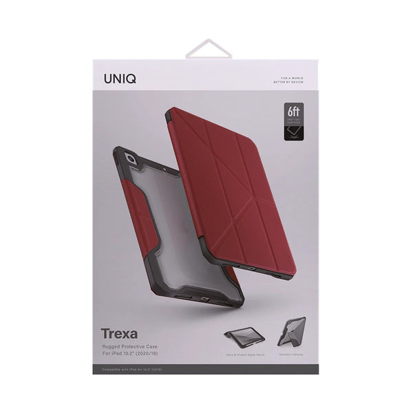 Funda máxima protección anti impactos con porta lápiz integrado color Rojo para iPad 10.2" (9ª | 8ª | 7ª generación)