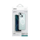 Funda híbrida con bumper anti impacto, bisel de aluminio, compatible con MagSafe color Transparente para iPhone 15