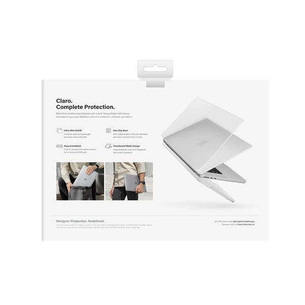 Carcasa ultra delgada color Transparente Matizado para MacBook Air 15" 2023