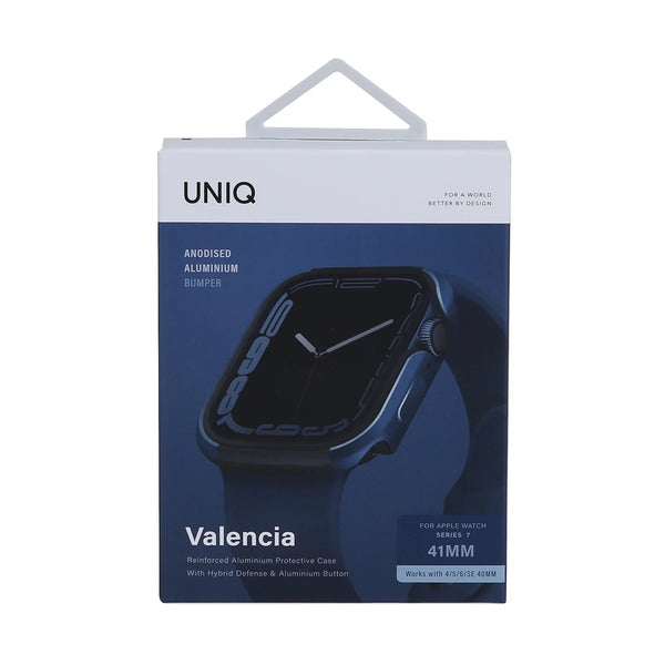 Funda híbrida fabricada en aluminio color Azul Cobalto para Apple Watch 41 | 40 mm