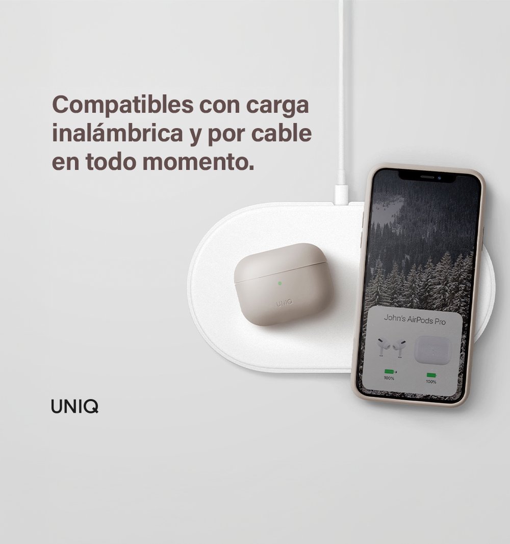 LINO (MagClick™) Funda para iPhone 15 MagSafe silicón premium hí­brida