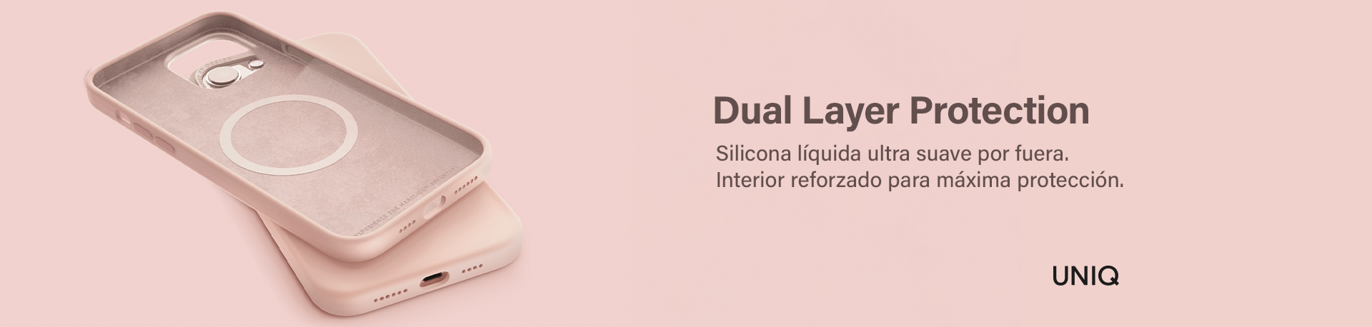 LINO (MagClick™) Funda para iPhone 15 MagSafe silicón premium hí­brida